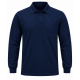 Lacivert 2 İplikli Polo Yaka Kışlık Sweatshirt