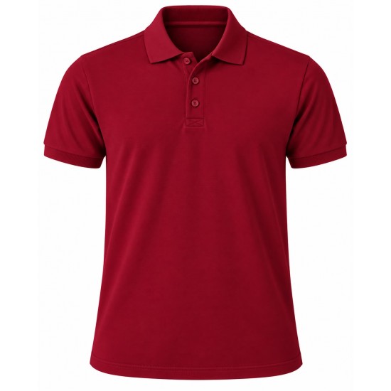Bordo Polo Yaka Tişört