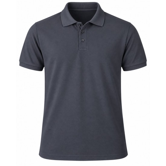 Gri Polo Yaka Tişört
