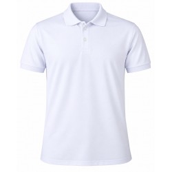 Beyaz Polo Yaka Tişört