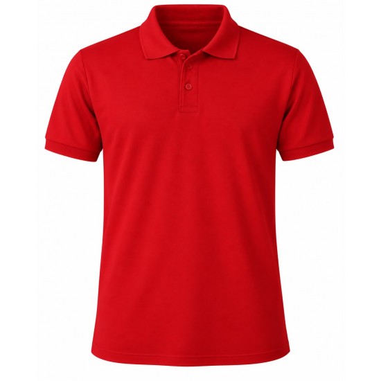 Kırmızı Polo Yaka Tişört