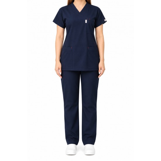 Lacivert Scrubs