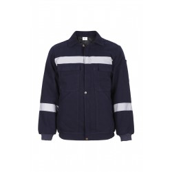 7x7 Gabardin Kışlık Mont Lacivert/Gri