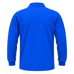 Mavi 2 İplikli Polo Yaka Kışlık Sweatshirt