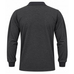 Füme 2 İplikli Polo Yaka Kışlık Sweatshirt