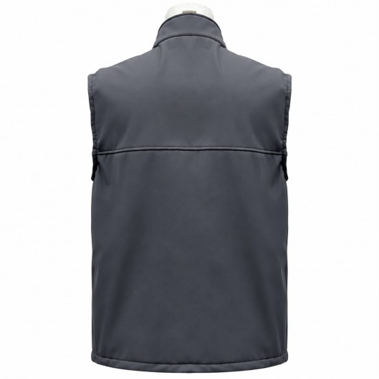 Kışlık Koyu Gri Softshell Yelek