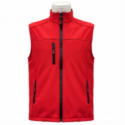 Kırmızı Kışlık Softshell Yelek