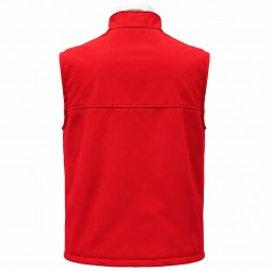 Kırmızı Kışlık Softshell Yelek