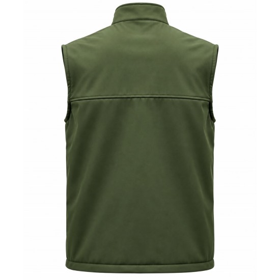 Haki Yeşili Kışlık Softshell Yelek