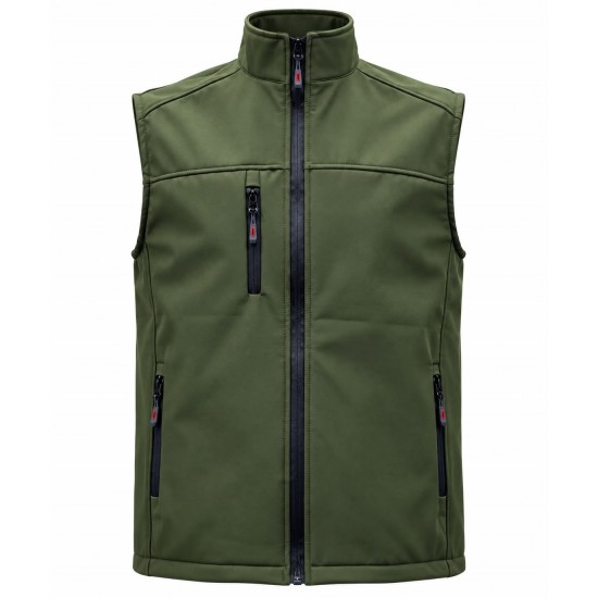 Haki Yeşili Kışlık Softshell Yelek