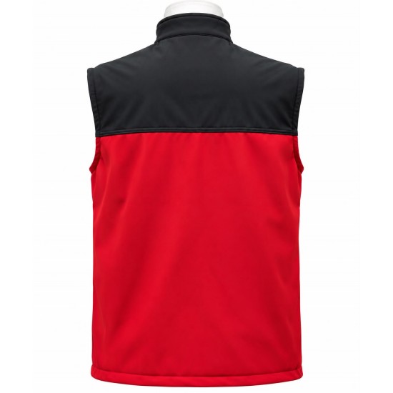 Kırmızı/Siyah Kışlık Softshell Yelek