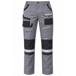 Prof Model Gri Gabardin Yazlık Pantolon