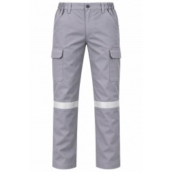 Gri Gabardin Yazlık Pantolon 