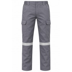Koyu Gri Gabardin Yazlık Pantolon 